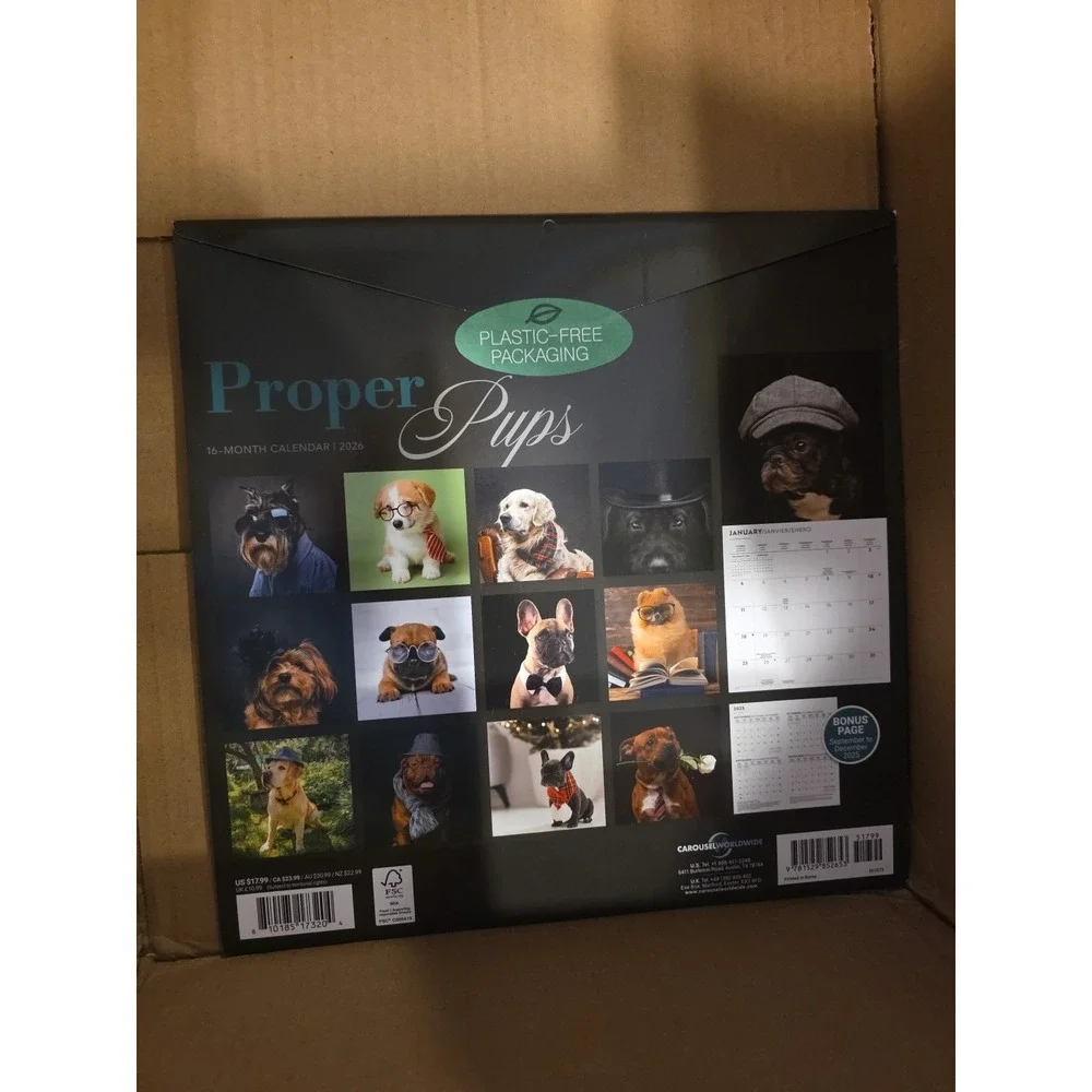 Dogs Dressed Like Wealthy‎ High Society Fancy Millionaires 2026 Calendar